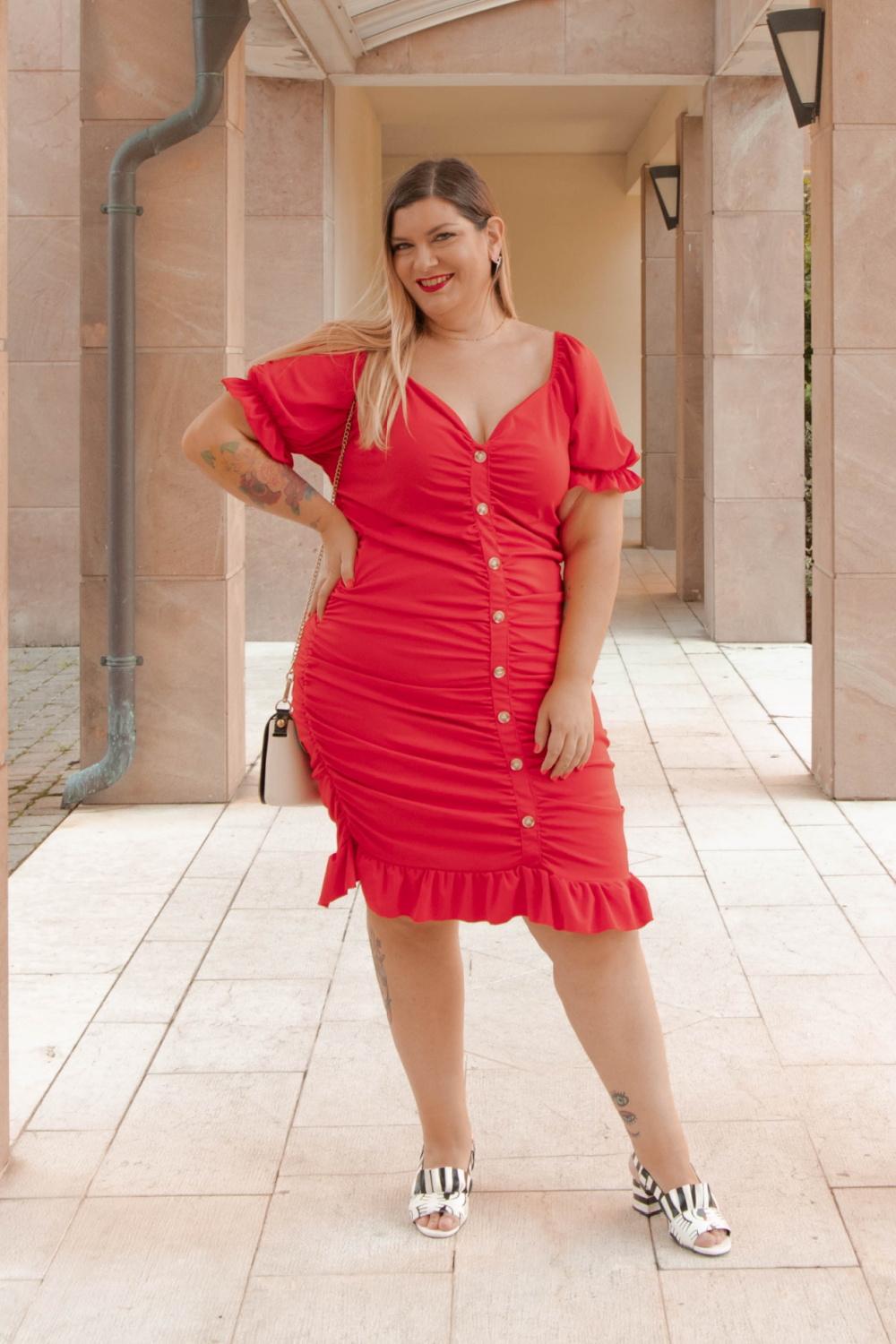 Vestito 2025 rosso aderente